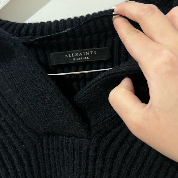Allsaints sweater XS dark blue - Picture 3 of 4